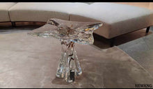 Load image into Gallery viewer, Top Quality Clear End Table  Side Table Embed Plants in Acrylic Crystal Luxury Decor Furniture
