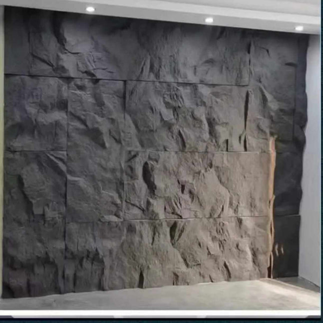 Exterior & Interior PU Wall Cladding Panels – 120x60cm Waterproof Foam PU Decorative Artificial Stone Slabs for Modern, Contemporary, Industrial & European Design