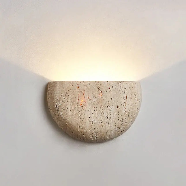 Wabi Sabi Recessed Niche LED Wall Lamp – Minimalist Ambient Light for Living Room, Corridor, Bedroom, or Coffee Shop Decor