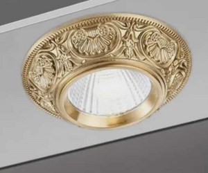 European Recessed LED Pin Light – Anti-Glare Copper Spotlight with Removable Bulb for Living Room & Modern Home Décor