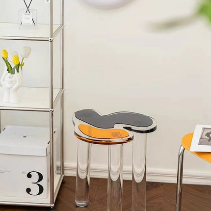 Nordic Light Luxury Acrylic Coffee Table – Modern Special-Shaped Living Room Sofa Table for Contemporary Interiors