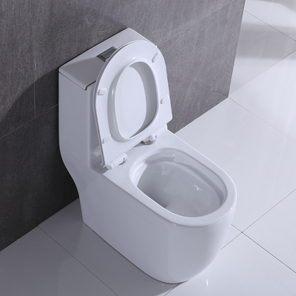 Modern One-Piece Floor Mounted Toilet – Dual Flush Porcelain Sanitary Ware with Siphonic System