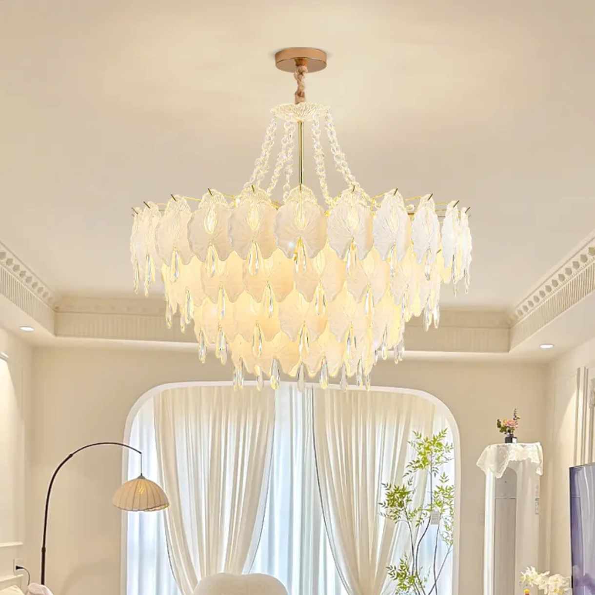 Modern Pendant Light Luxury Crystal Led Chandelier