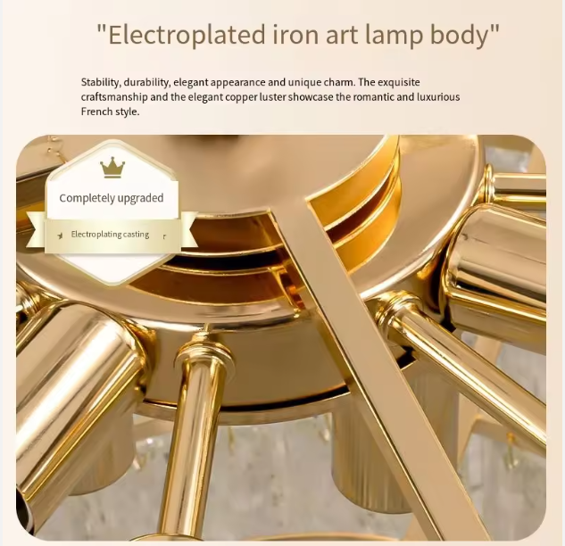 Modern Pendant Light Luxury Crystal Led Chandelier