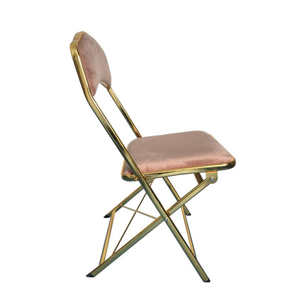 Klappbarer Bankettstuhl aus Cord für Garten und Café