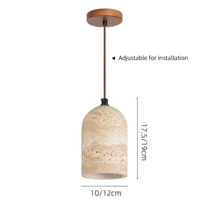 Wabi Sabi Hanging Minimalist Light for Living Room Bar Hotel Home Decorative Hanging Light