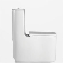 Load image into Gallery viewer, Modern One-Piece Porcelain Toilet – Double Trap Siphonic WC Commode Bathroom Sanitary Ware
