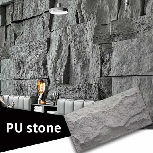 Lightweight Outdoor PU Faux Rock Stone Panels – 3D Polyurethane Decorative Exterior Wall Cladding