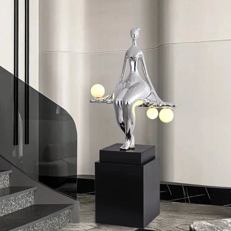 Luxury Nordic LED Floor Lamp Modern Minimalist Corner Standing Light Designer Art Decoration for Hotel and Living Room