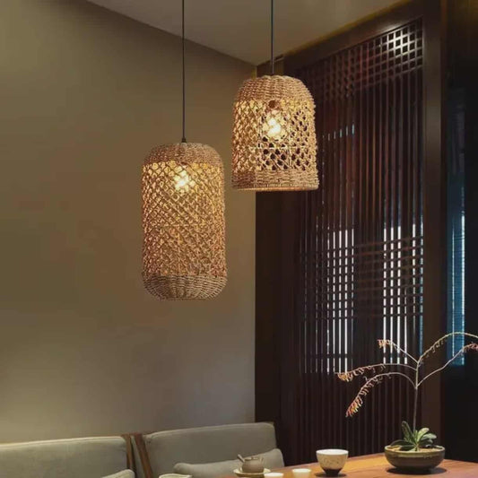 Eco-Friendly Handmade Water Grass Pendant Light – Modern Decorative Ceiling Lamp for Home, Restaurant, or Hotel