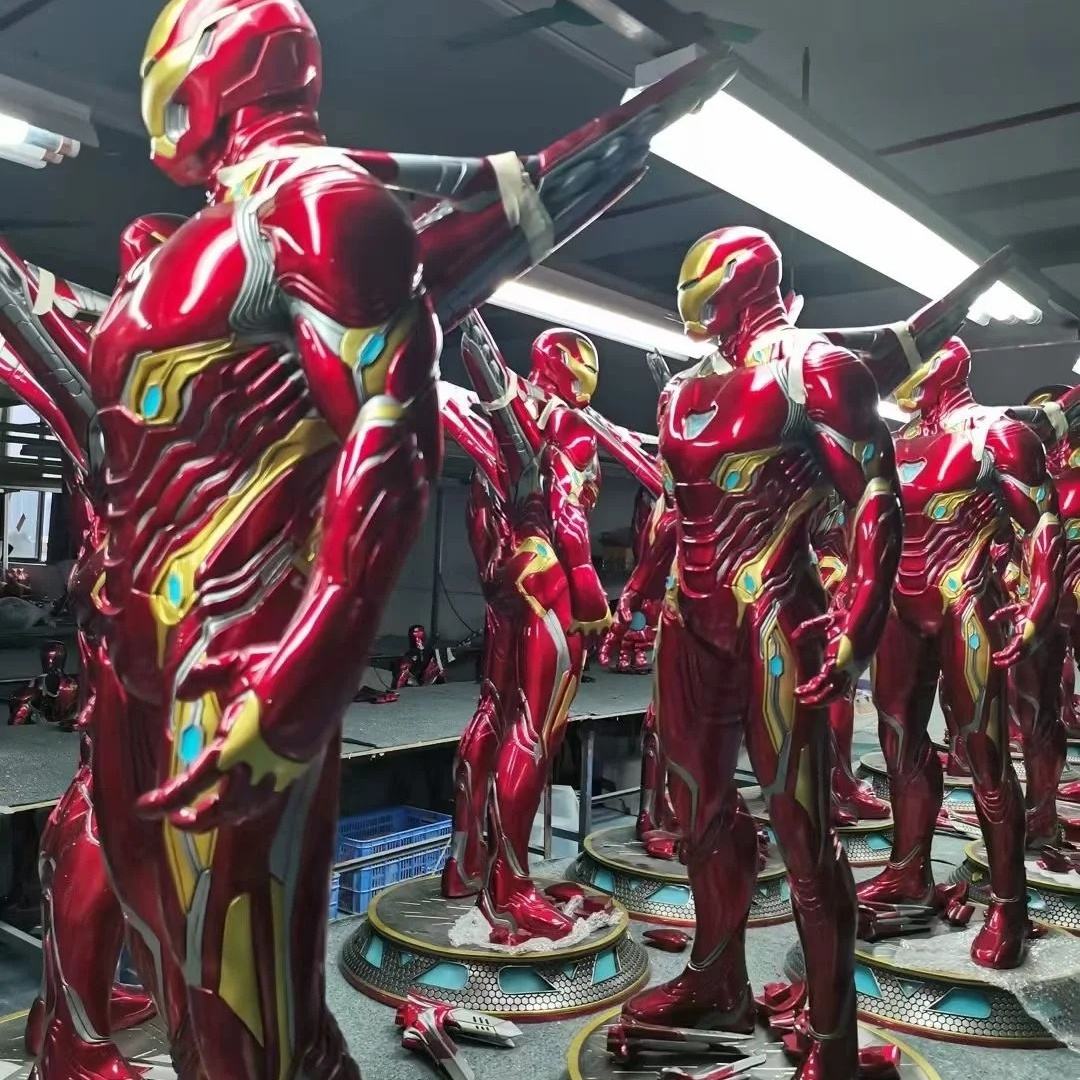 Metal Robot Sculpture – Floor Decoration for Home, Shops & Animation-Inspired Displays