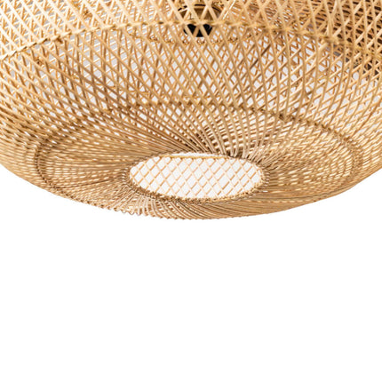 Natural Handmade Bamboo Pendant Light – Eco-Friendly Hanging Ceiling Light
