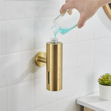 Load image into Gallery viewer, Luxury Gold Manual Wall Mounted Liquid Soap Dispenser Pump Bottle Bathroom Accessories
