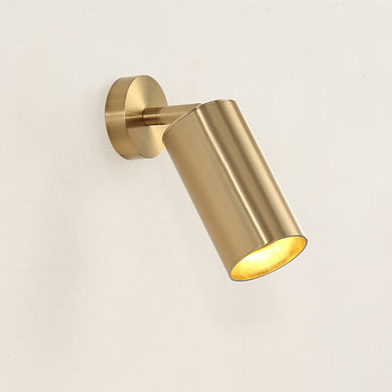 Modern Gold Surface-Mounted GU10 Downlight – Matte Aluminum Ceiling Spotlight for Living Room or Hallway
