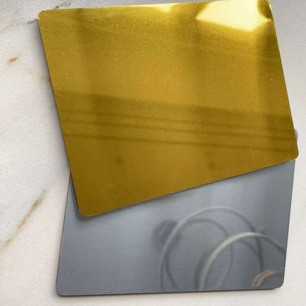 Mirror Unbreakable ACP & ACM Aluminum Composite Panels –Size: (120x240cm) Interior & Exterior Decorative Wall Cladding