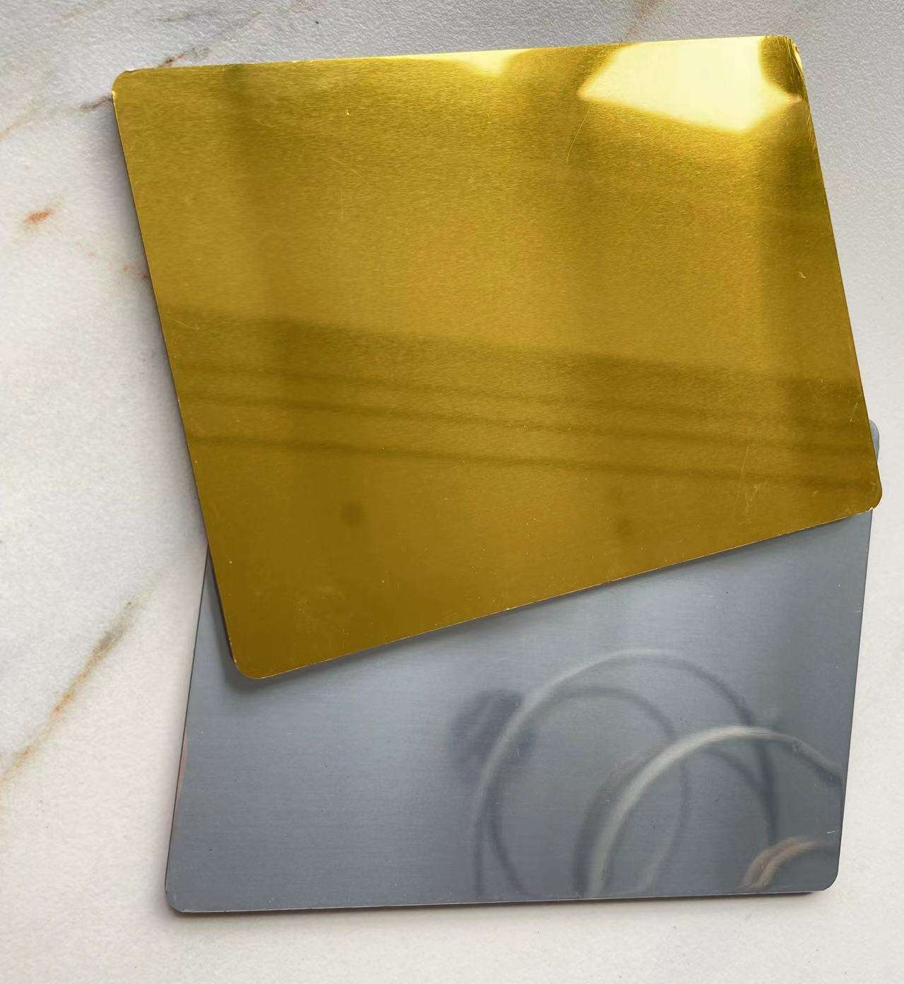 Mirror Unbreakable ACP & ACM Aluminum Composite Panels –Size: (120x240cm) Interior & Exterior Decorative Wall Cladding