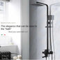 Black Slim Shower 304 Stainless Steel Italian Modern Style Edition