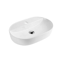 Cargar imagen en el visor de la galería, Oval Sink for Apartment Simple Design Ceramic Hand Wash Basin Home Toilet Basin
