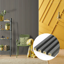 Cargar imagen en el visor de la galería, Gray PVC Wall Panels – Modern Waterproof Decorative Interior Cladding Boards
