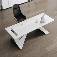 Cargar imagen en el visor de la galería, Contemporary Elegant Modern Tables Modern Commercial Office Furniture Design Manager Boss Office Desk Table
