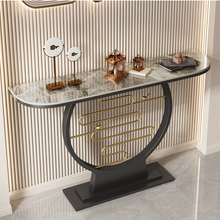 Load image into Gallery viewer, Modern Simple Chinese Style Rock Board Entrance Table Light Luxury Home Entry Case Decoration Cabinet Creative Console Table
