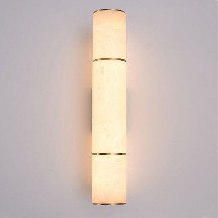 Modern Cylindrical Real Spanish Marble LED Wall Lamp