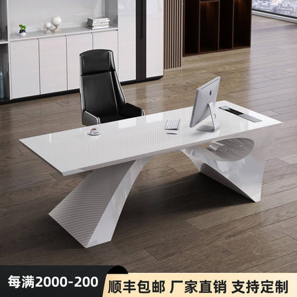 Contemporary Elegant Modern Tables Modern Commercial Office Furniture Design Manager Boss Office Desk Table