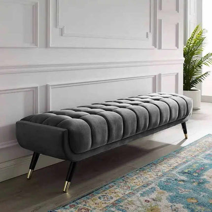 Leichter Luxus-Bettvorderhocker, amerikanischer Betthocker, Schuhhocker, Fußtritt, Bekleidungsgeschäft, Sofabank, Bett