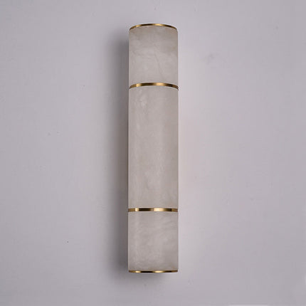Modern Cylindrical Real Spanish Marble LED Wall Lamp