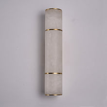 Cargar imagen en el visor de la galería, Modern Cylindrical Real Spanish Marble LED Wall Lamp
