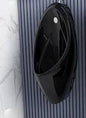 Black Color Toilet Urinal Bathroom Manual Flush Black Man Urinals