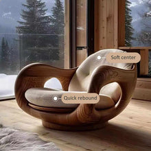 Load image into Gallery viewer, Personalized Luxury Office Furniture Upholstered Leather Sofa Lounge Chair Ergonomic Solid Wood Accent Chair for Commercial and Executive Spaces
