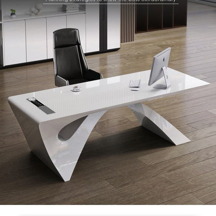 Contemporary Elegant Modern Tables Modern Commercial Office Furniture Design Manager Boss Office Desk Table