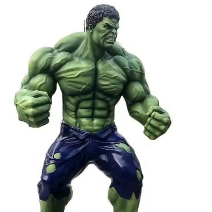 Hulk Sculpture – Superhero Movie Action Figure Resin Craft for Interior Decoration