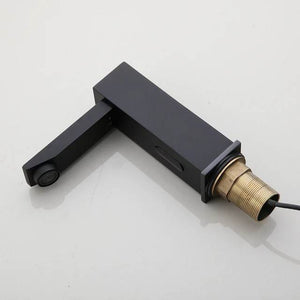 Solid Brass Hot & Cold Water Mixer Touch-Free Infrared Tap ORB Automatic Bathroom Faucet Sensor Circuit Water Faucet