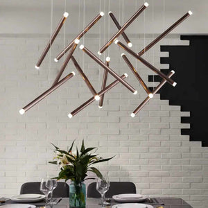 Modern pendant chandelier for stairs

Luxury hanging chandelier light

Statement chandelier for staircase

Grand foyer staircase chandelier

Elegant staircase chandelier