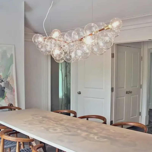 Custom Modern Glass LED Chandelier – Luxury Decorative Lighting for Hotel Lobbies, Villas & Living Rooms