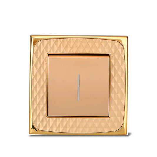UK Switch 1gang 1way/2way Gold Edition