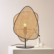 Load image into Gallery viewer, Wabi-Sabi Style Rattan LED Wall Lamp – Japanese Retro Lighting for Bedroom, Living Room &amp; Tea Room
