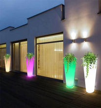 Load image into Gallery viewer, Luminous Colorful Garden Plant Pots Plastic Planter Flower Pot
