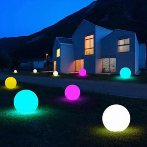 Ball Light Large Cordless Color Changing LED Floor Lamp Sphere