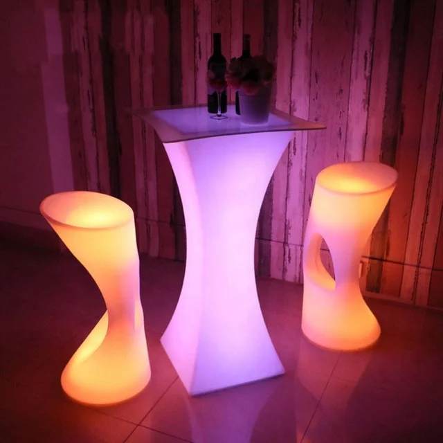 Modern Bar Nightclub Home Luminous Party Furniture LED Lounge Outdoor Table