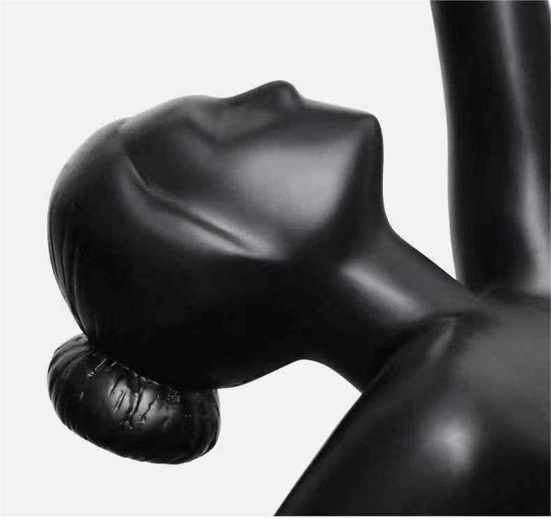 Modern Creative Portrait Art Sculpture Floor Lamp Nordic Luxury Resin Fiberglass Standing Light for Hotel and Living Room Decoration