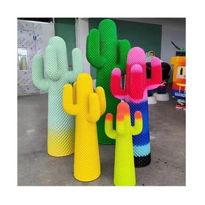 Home Decoration Garden Plant Fiberglass Cactus Sculpture