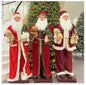 Life size 6ft Santa Claus  with music gift for Christmas ornament