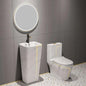 Modern Design S-trap/P-trap Bathroom Marble Toilet and Sink Porcelain Set with Pedestal Basin