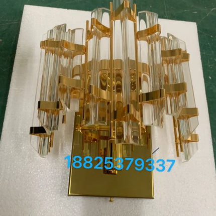 LED-Wandleuchte für Wohnzimmer, Flur, Schlafzimmer und Schlafzimmer – ideal für die Wandgestaltung mit Kristall-Elementen. 