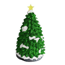 Cargar imagen en el visor de la galería, Christmas Tree Decorations with LED Lights Rotating Train Music Bell
