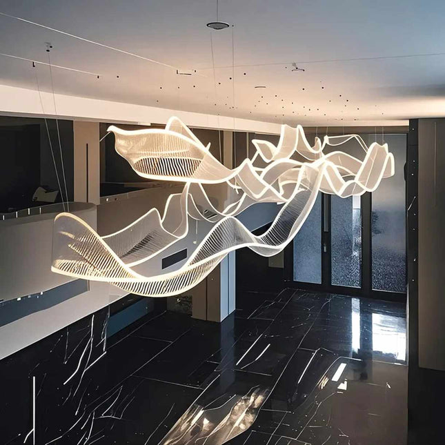 Modern Luxury Large Glass Chandelier Nordic for High Ceiling for Home Hotel Wedding Decorative Lighting Hanging Pendant Lights 5.0 (1 review) 11 sold