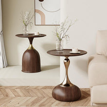 Load image into Gallery viewer, Contemporary Stone Top Side Table – Modern Frame Accent Table for Living Room, Balcony &amp; Bedroom Furniture

